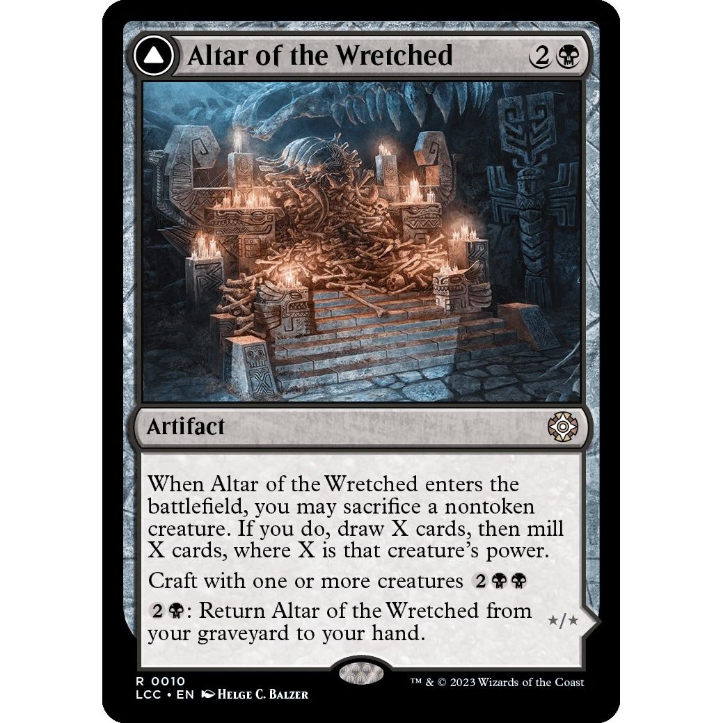 Image for Altar of the Wretched (10) (LCC) - Magic: The Gathering