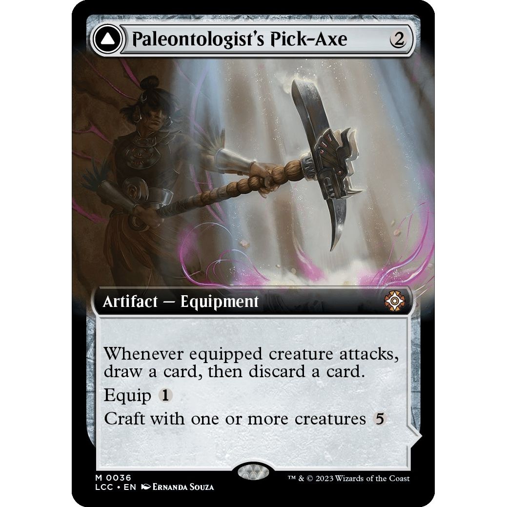 Image for Paleontologist's Pick-Axe (Extended Art) (36) (LCC) - Magic: The Gathering