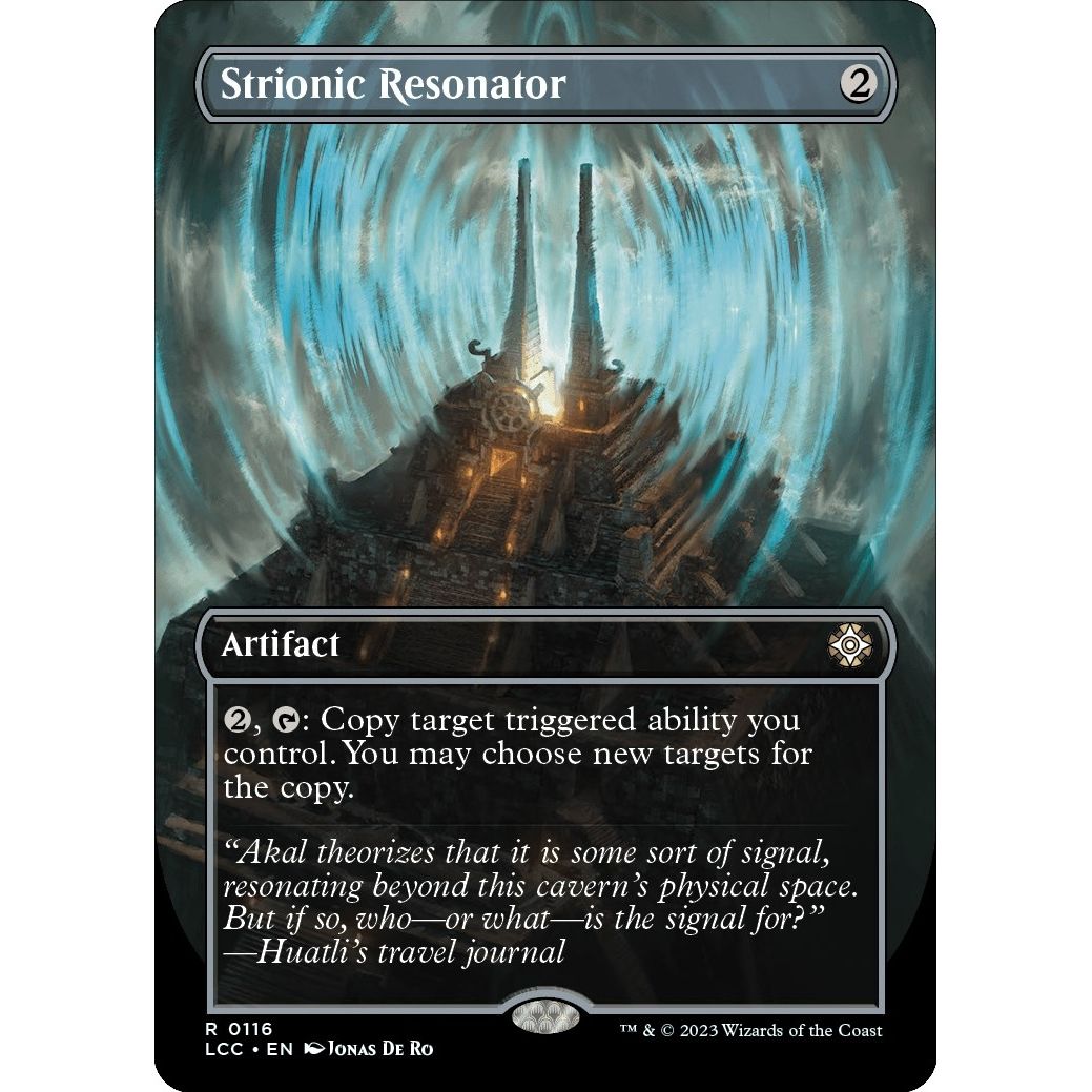 Image for Strionic Resonator (Borderless) (116) (LCC) - Magic: The Gathering