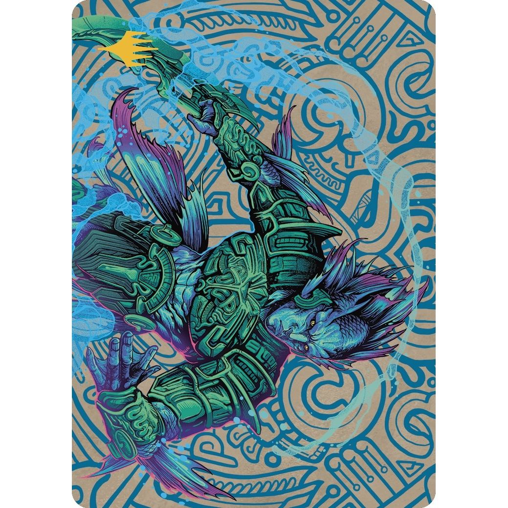 Image for Hakbal of the Surging Soul Art Card (Gold-Stamped Planeswalker Symbol) (74) (ASLCI) - Magic: The Gathering