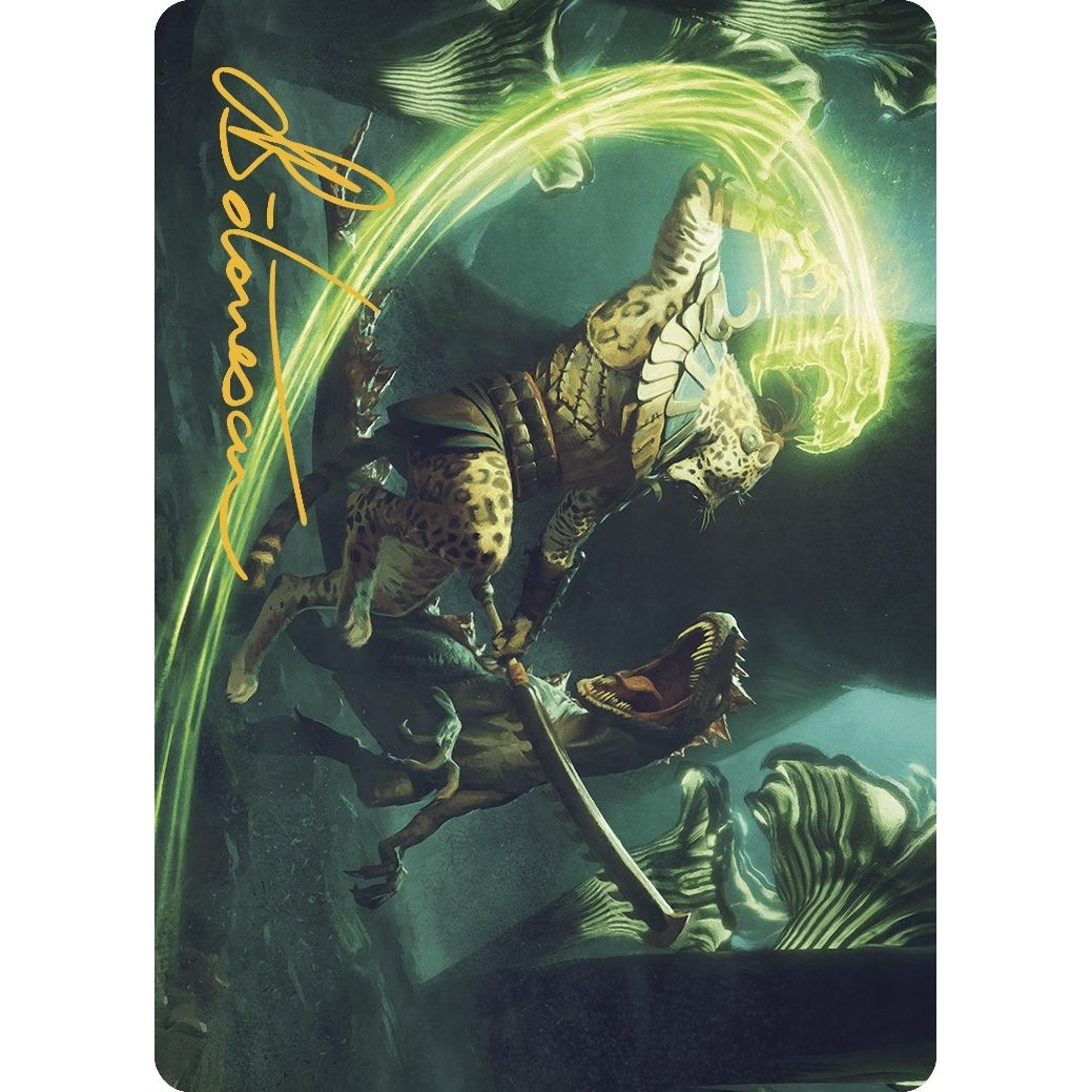 Image for Contest of Claws Art Card (Gold-Stamped Signature) (72) (ASLCI) - Magic: The Gathering