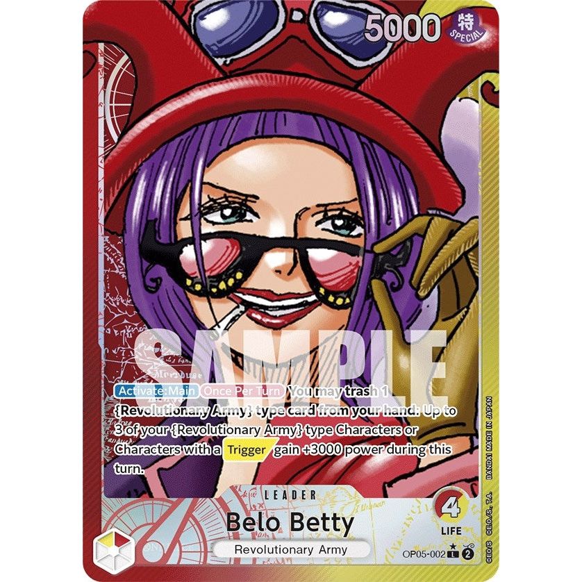 Image for Belo Betty (002) (Alternate Art) (OP05-002) (OP05) - One Piece Card Game