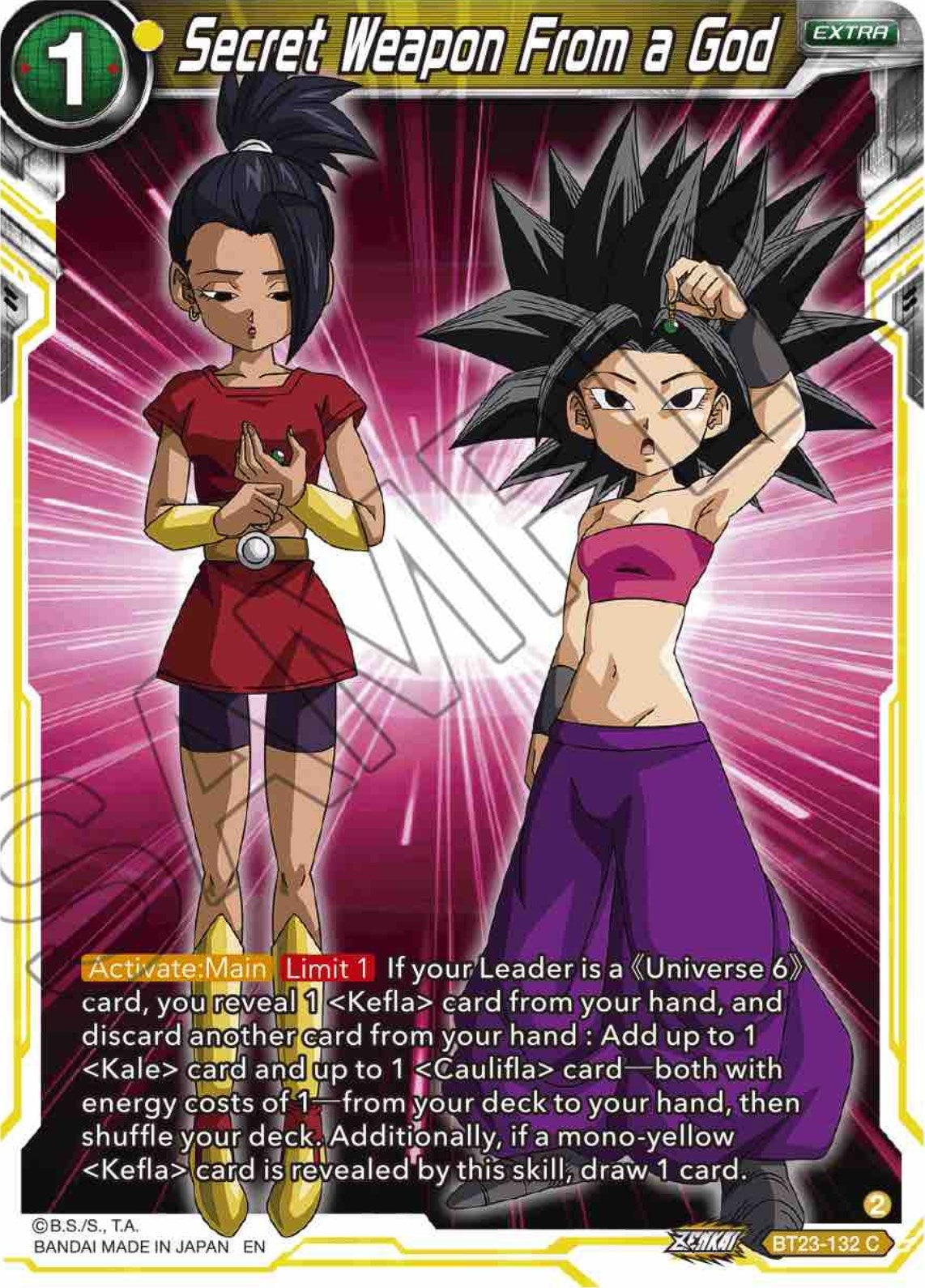 Image for Secret Weapon From a God (BT23-132) (BT23) - Dragon Ball Super: Masters