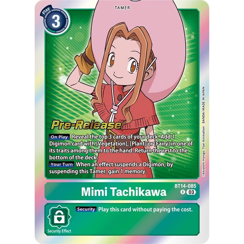 Image for Mimi Tachikawa (BT14-085 R) (BT14_PR) - Digimon Card Game