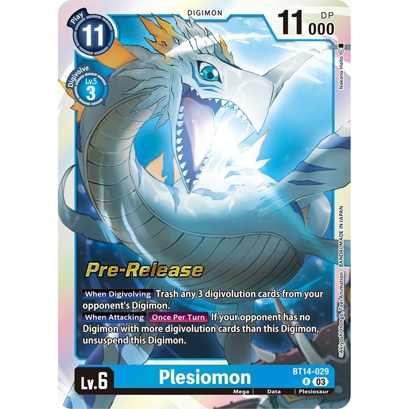 Image for Plesiomon (BT14-029 R) (BT14_PR) - Digimon Card Game