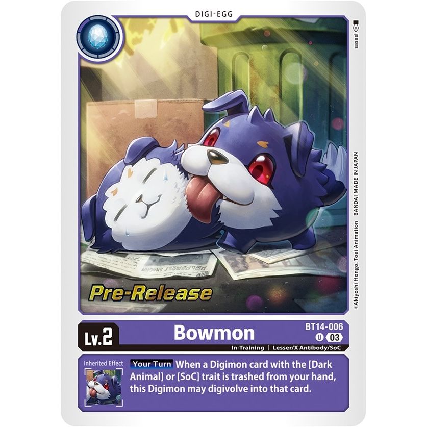 Image for Bowmon (BT14-006 U) (BT14_PR) - Digimon Card Game