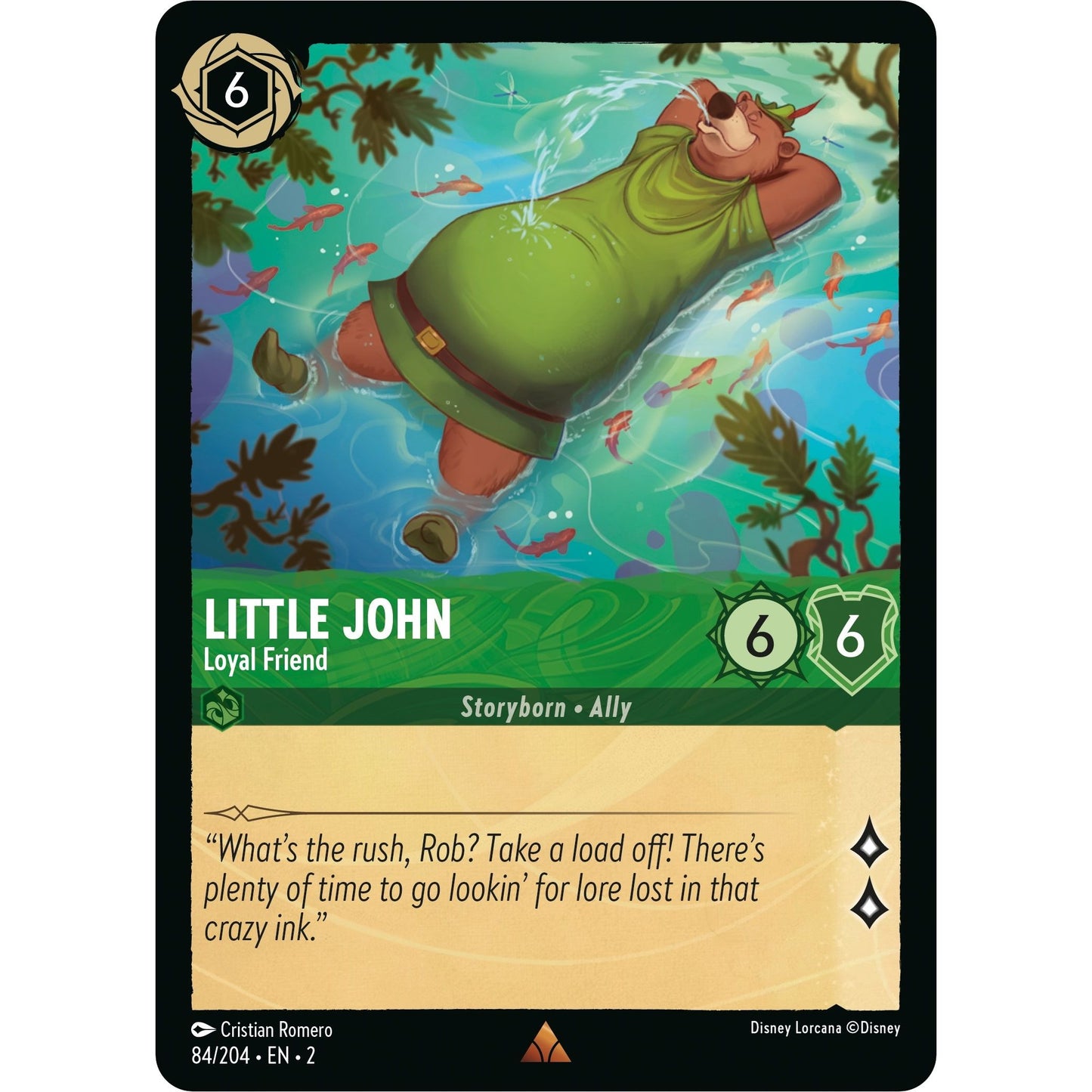 Image for Little John - Loyal Friend (84/204) (2) - Disney Lorcana