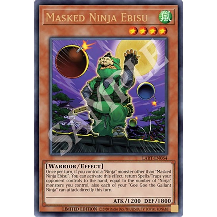 Image for Masked Ninja Ebisu (LART-EN064) (LART) - YuGiOh