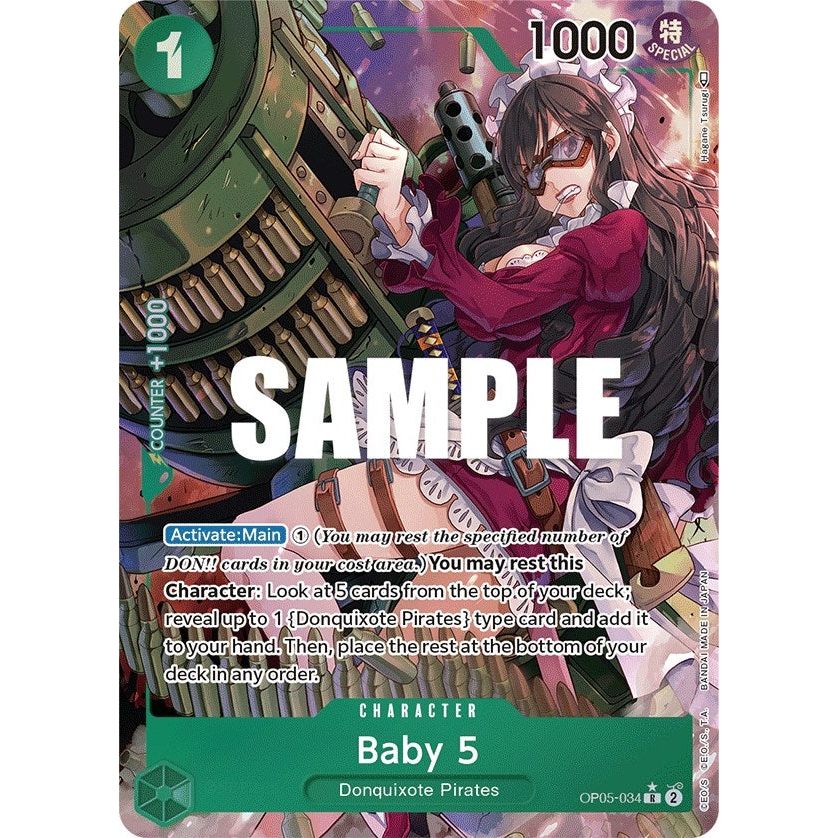 Image for Baby 5 (034) (Alternate Art) (OP05-034) (OP05) - One Piece Card Game
