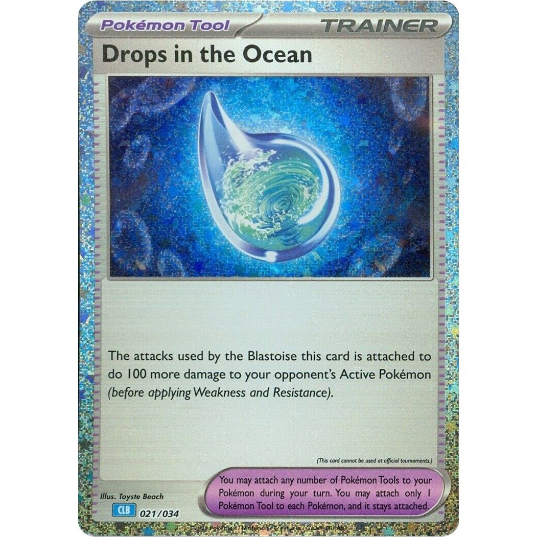 Image for Drops in the Ocean (021/034) (CL) - Pokemon