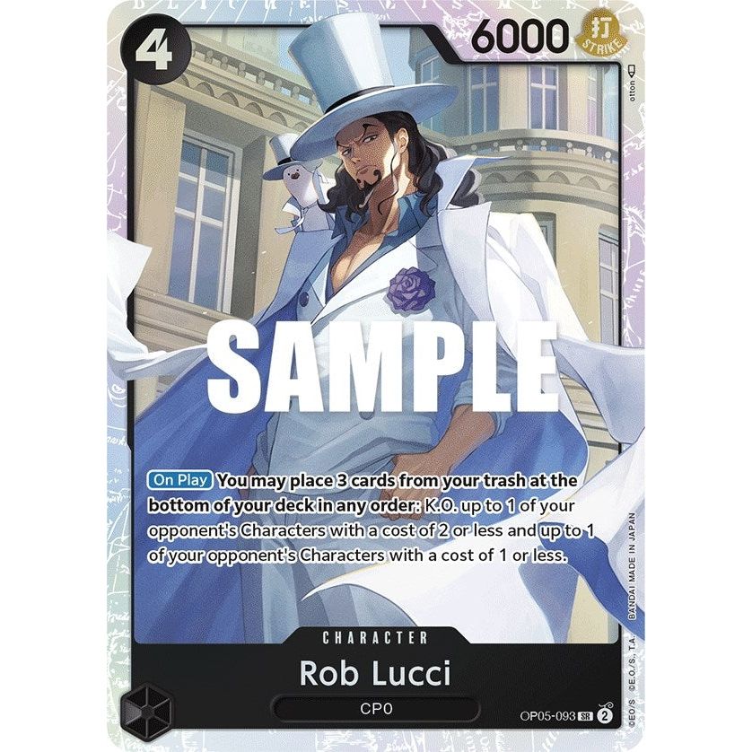 Image for Rob Lucci (093) (OP05-093) (OP05) - One Piece Card Game