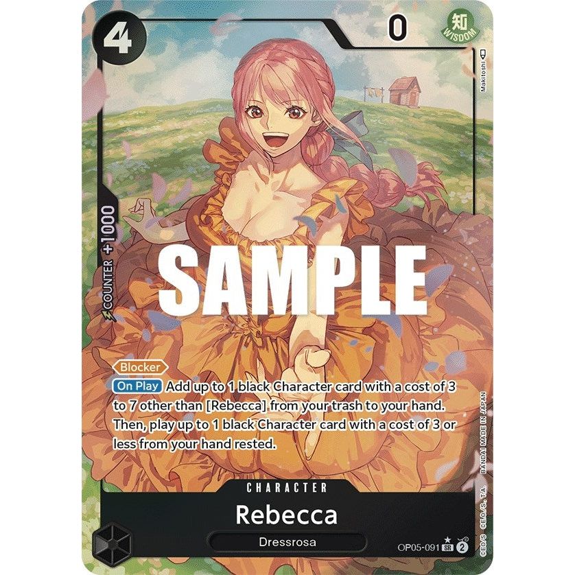 Image for Rebecca (Alternate Art) (OP05-091) (OP05) - One Piece Card Game