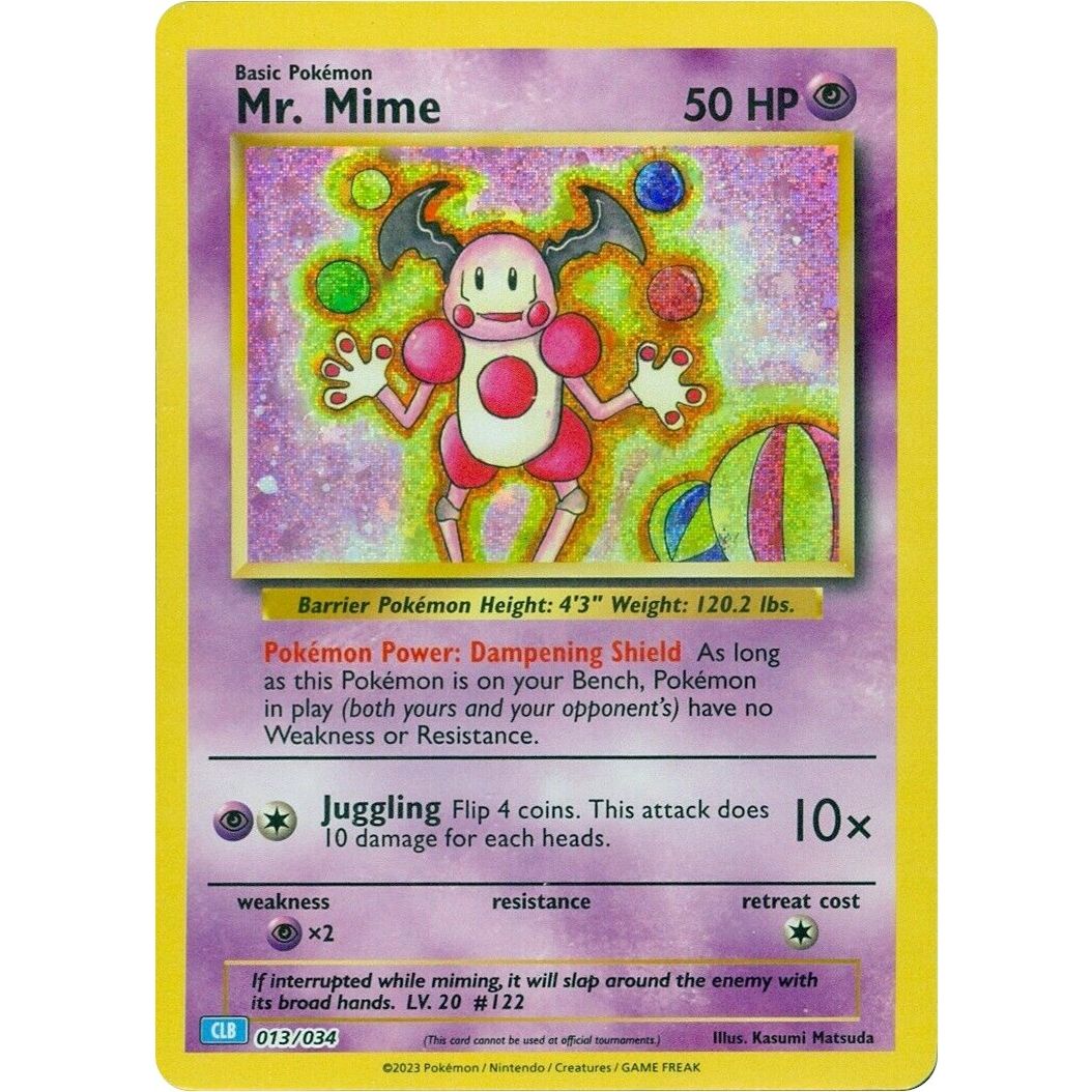 Image for Mr. Mime (013/034) (CL) - Pokemon