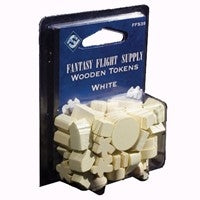 Image for Wooden Gaming Tokens: White - Boardgames