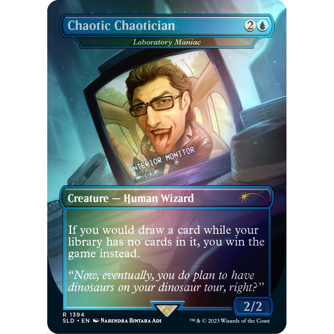 Image for Chaotic Chaotician - Laboratory Maniac (Rainbow Foil) (1394) (SLD) - Magic: The Gathering