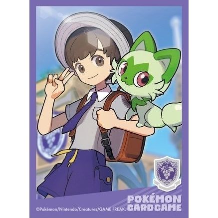 Image for Pokemon TCG: Pokemon Center Japan Exclusive Card Sleeves - Pokemon Trainers Haruto & Sprigatito (64-Pack) - Card Sleeves