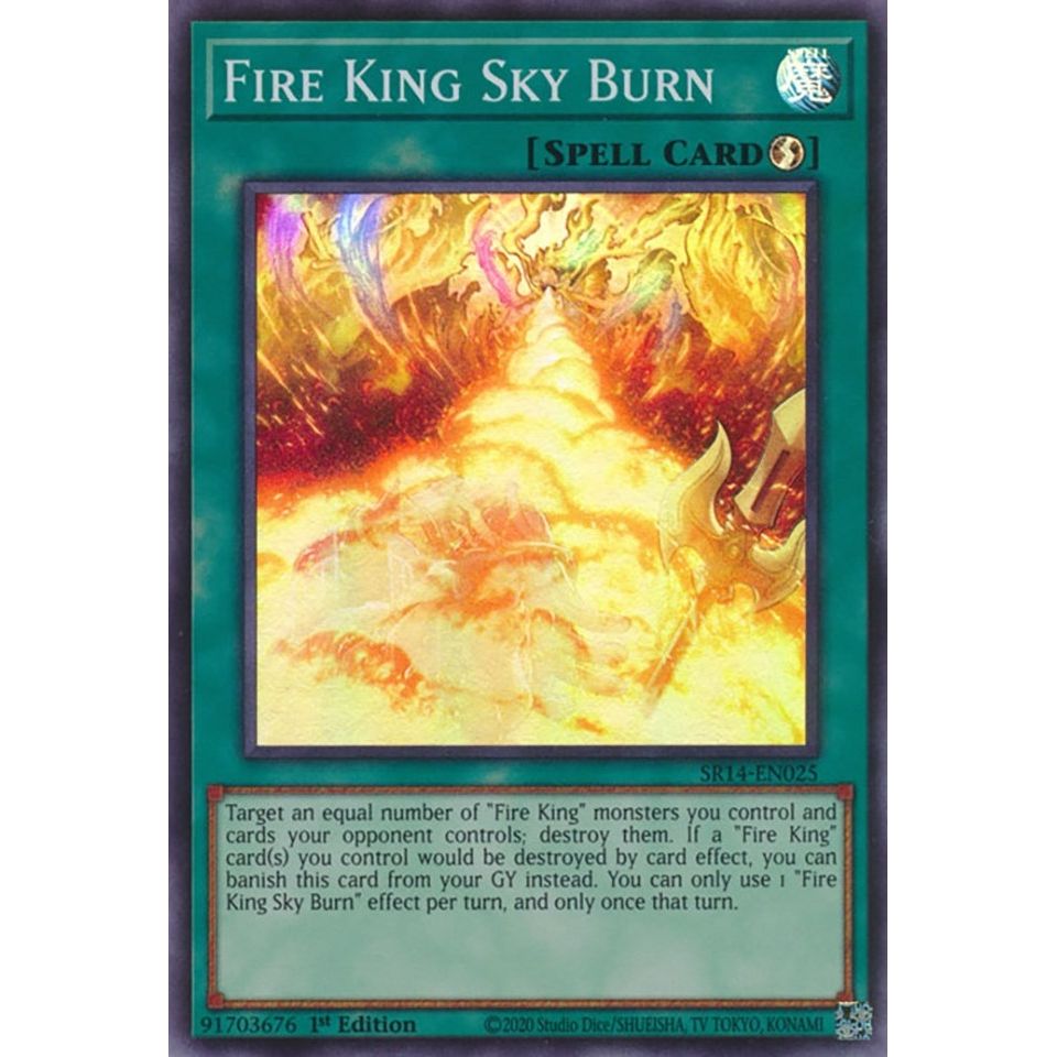 Image for Fire King Sky Burn (SR14-EN025) (SR14) - YuGiOh