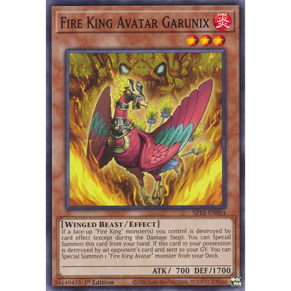 Image for Fire King Avatar Garunix (SR14-EN004) (SR14) - YuGiOh