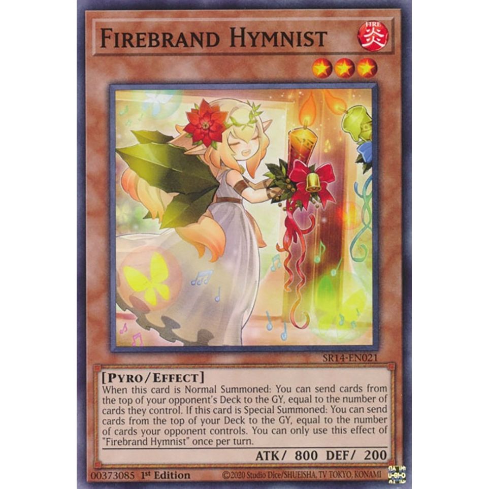 Image for Firebrand Hymnist (SR14-EN021) (SR14) - YuGiOh