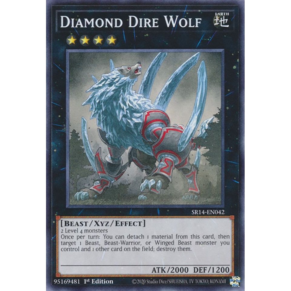 Image for Diamond Dire Wolf (SR14-EN042) (SR14) - YuGiOh