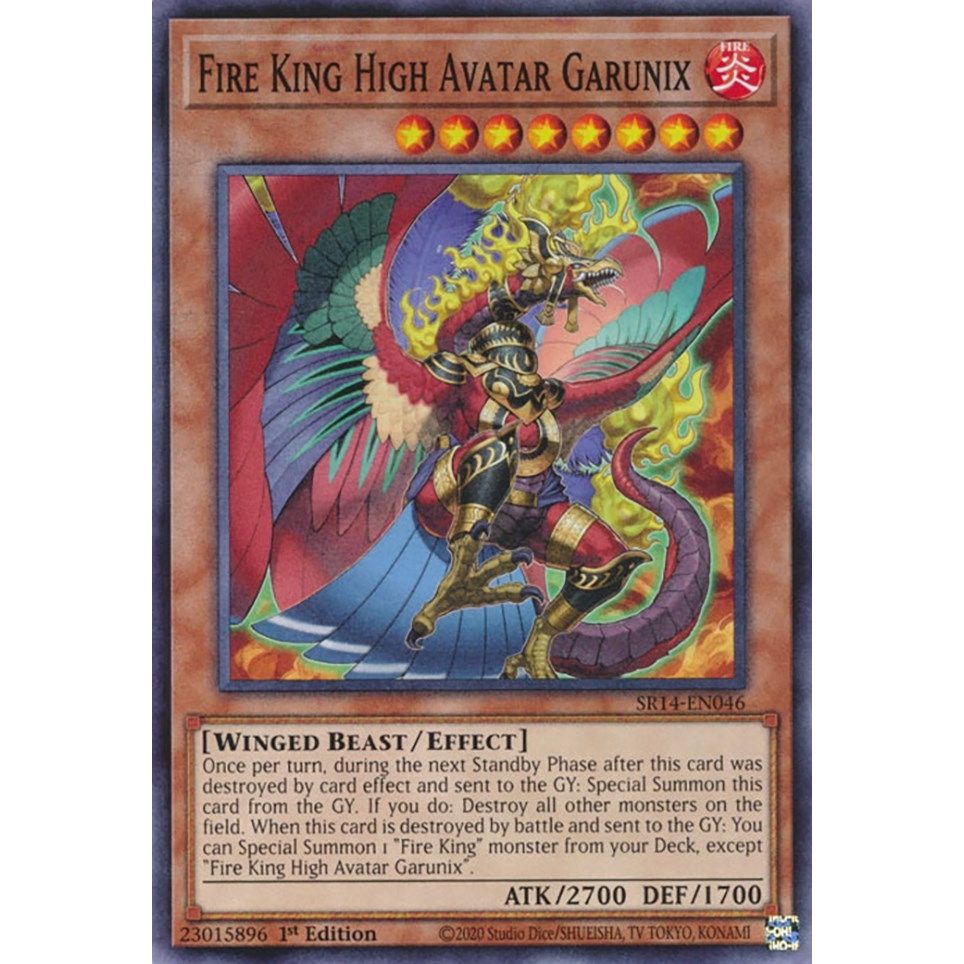 Image for Fire King High Avatar Garunix (SR14-EN046) (SR14) - YuGiOh