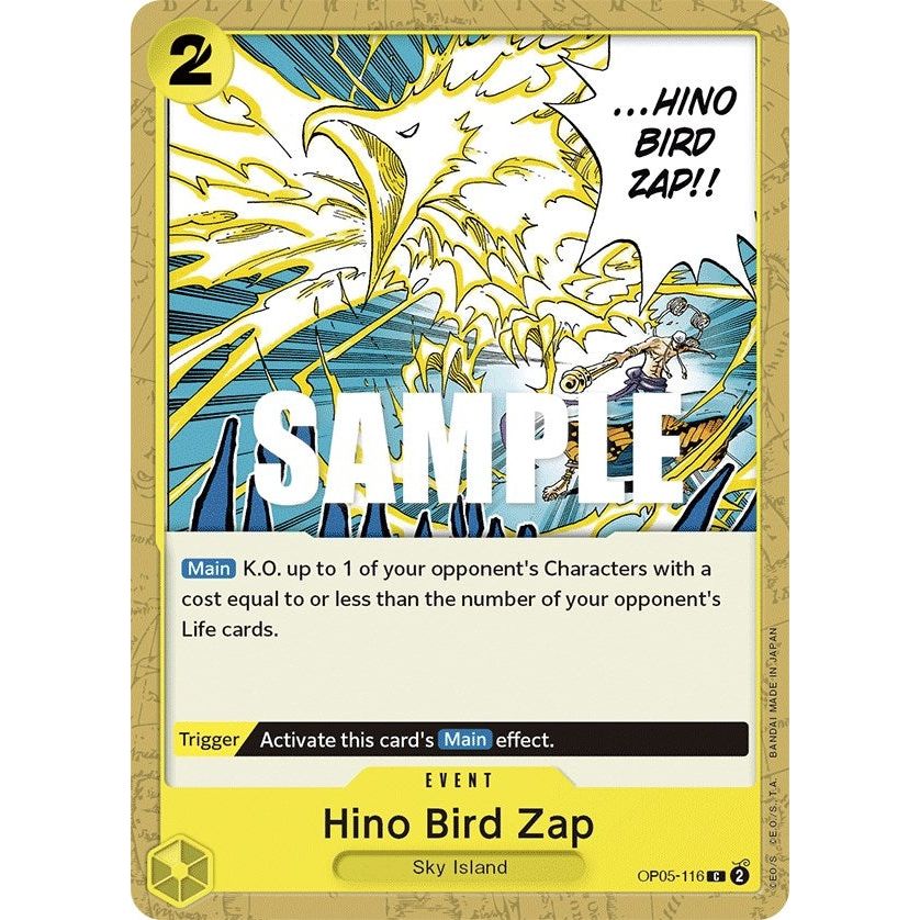Image for Hino Bird Zap (OP05-116) (OP05) - One Piece Card Game