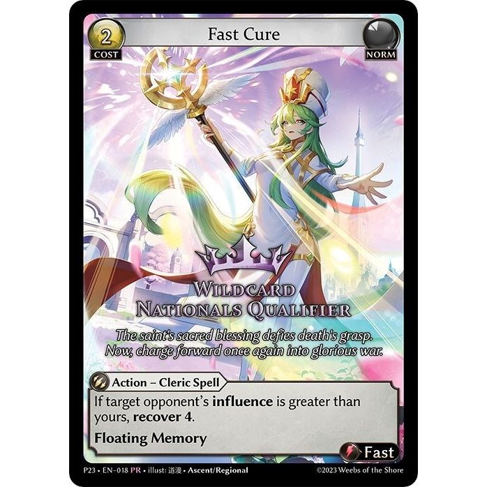 Image for Fast Cure (018) (P) - Grand Archive TCG