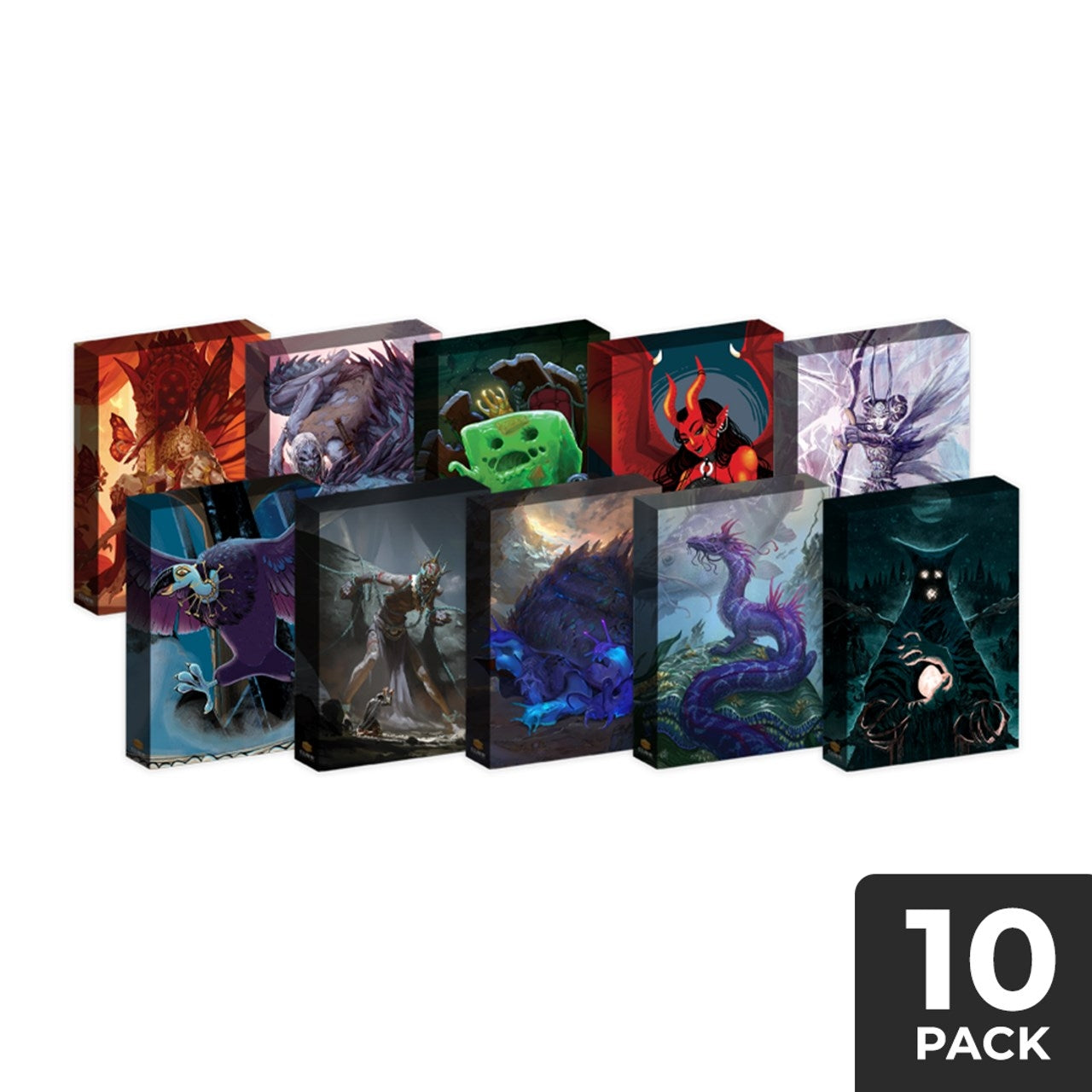 Image for Cubeamajigs Reusable Gaming Packs - Big Bads Set 2 (10-Pack) - Collectible Storage