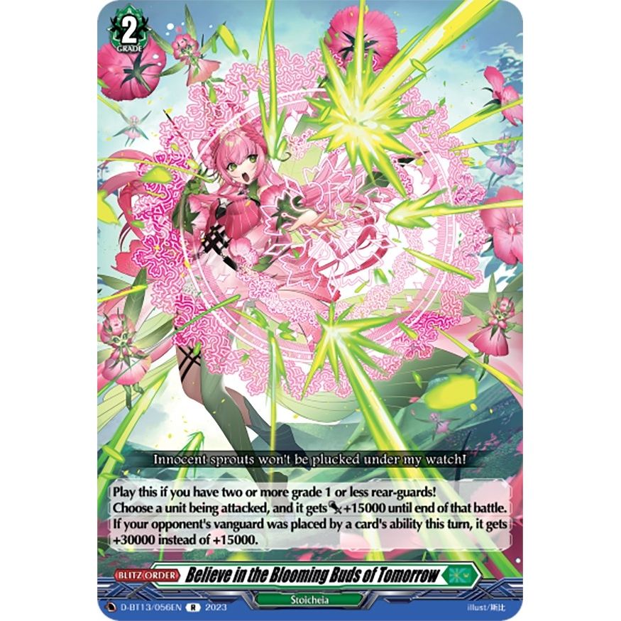 Image for Believe in the Blooming Buds of Tomorrow (D-BT13/056EN) (D-BT13) - Cardfight Vanguard