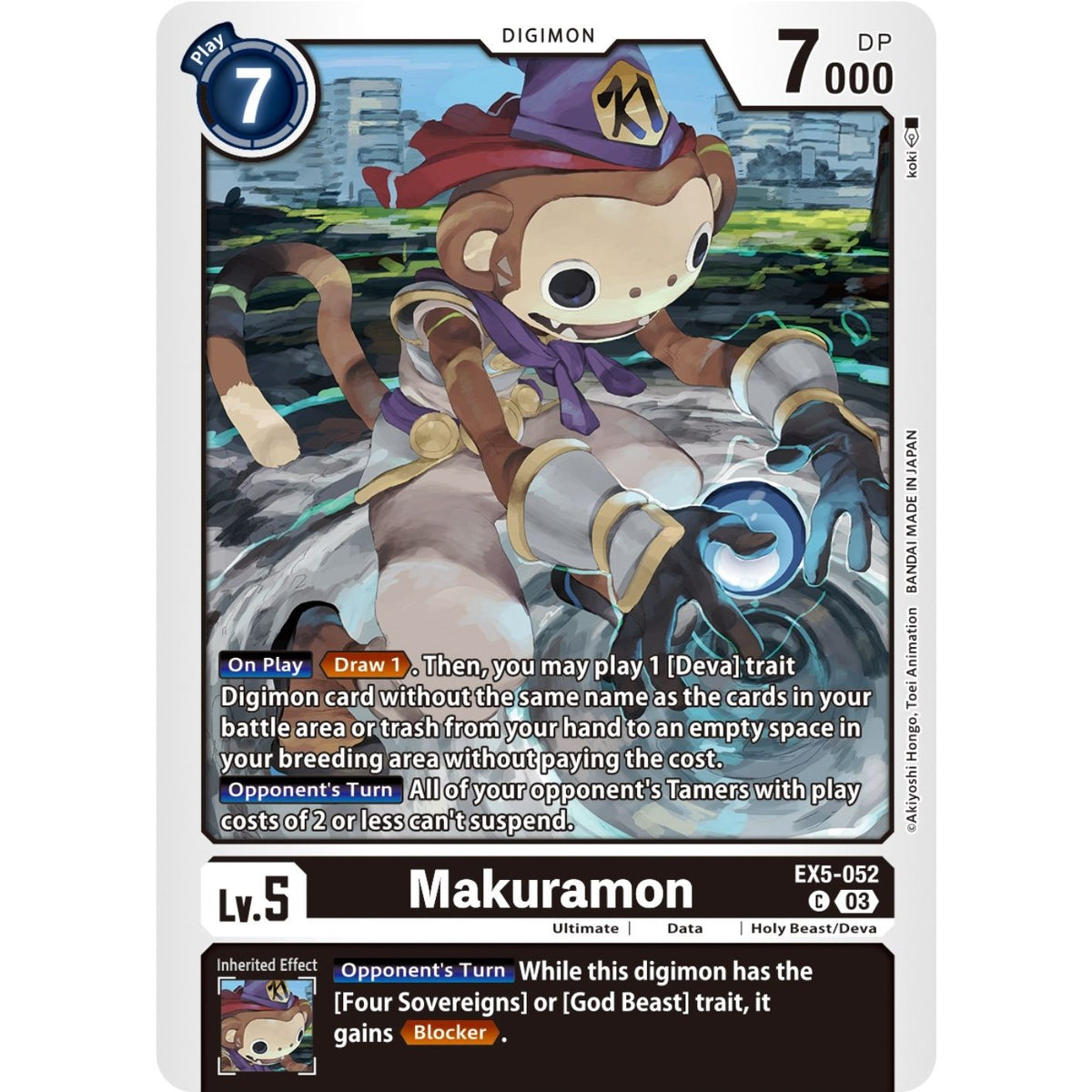 Image for Makuramon (EX5-052 C) (EX05) - Digimon Card Game