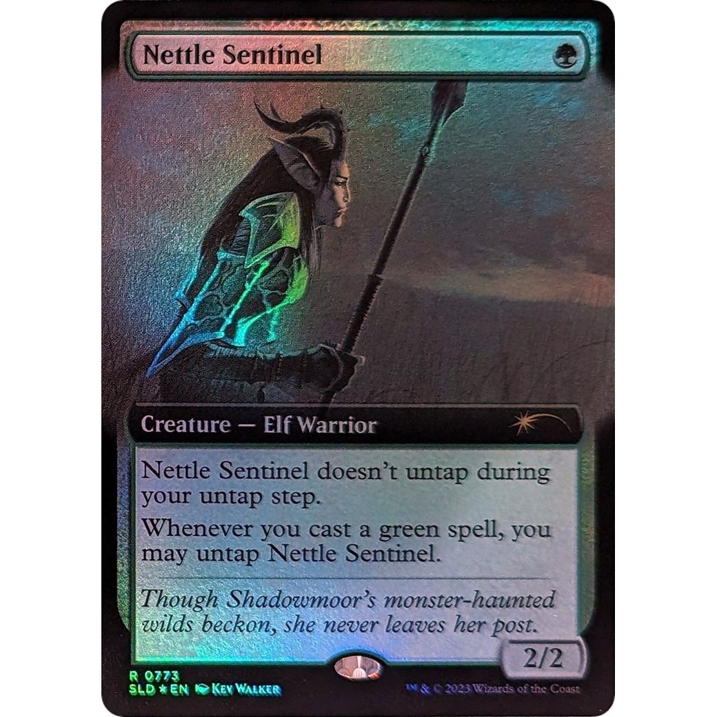 Image for Nettle Sentinel (Extended Art) (773) (SLD) - Magic: The Gathering