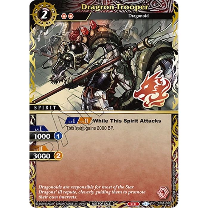 Image for Dragron Trooper (Finalist Card Set Vol. 3) (ST01-009) (LEP) - Battle Spirits Saga