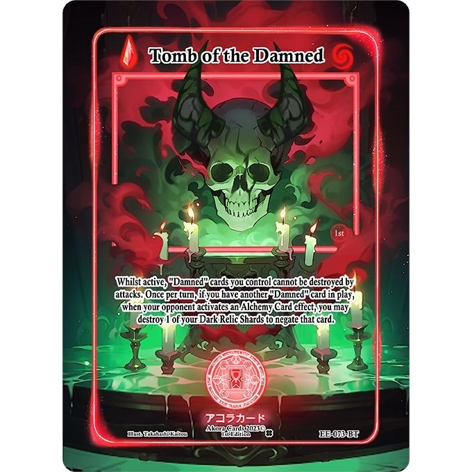 Image for Tomb of the Damned (Extended Art) (EE-073-BT) (EE1E) - Akora TCG