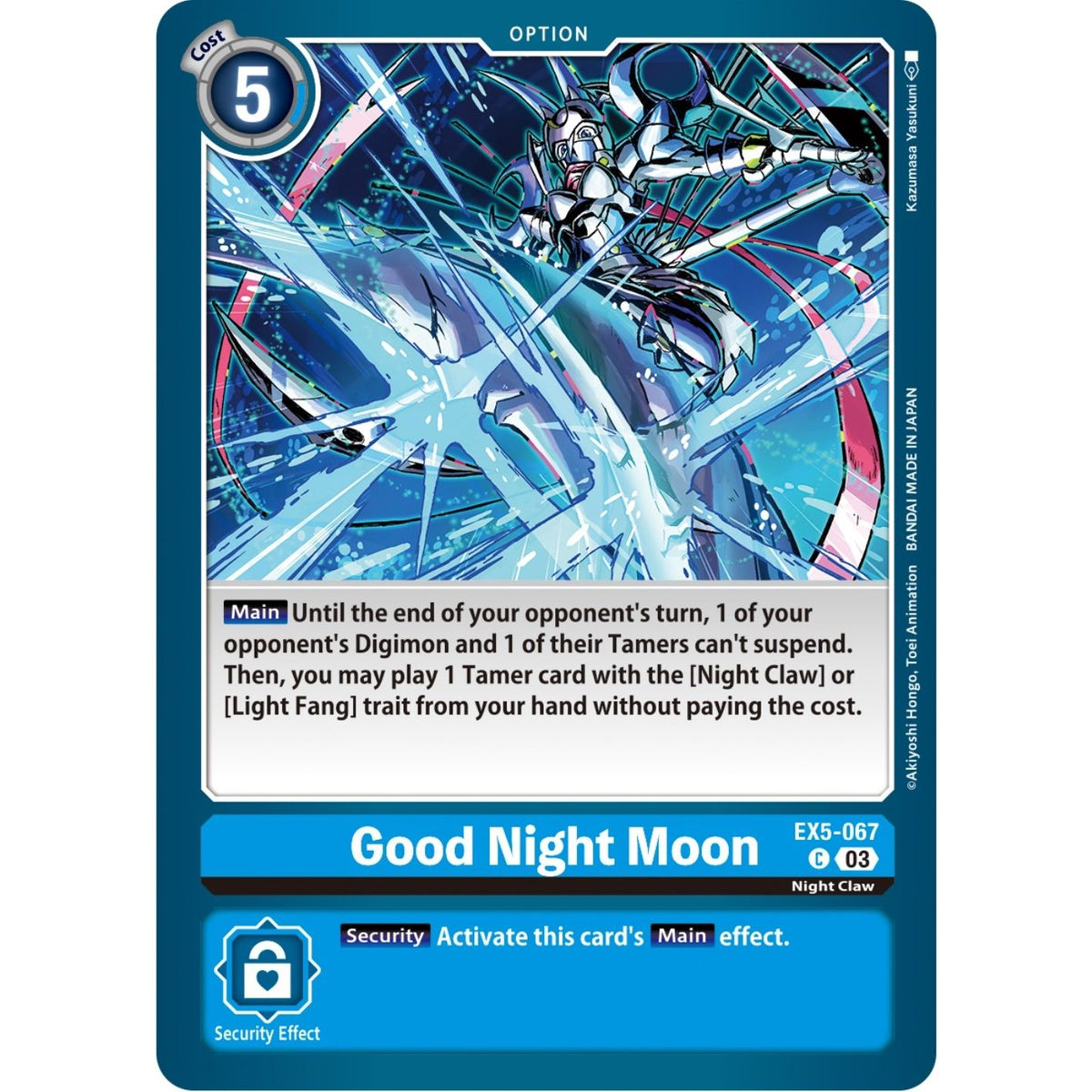 Image for Good Night Moon (EX5-067 C) (EX05) - Digimon Card Game