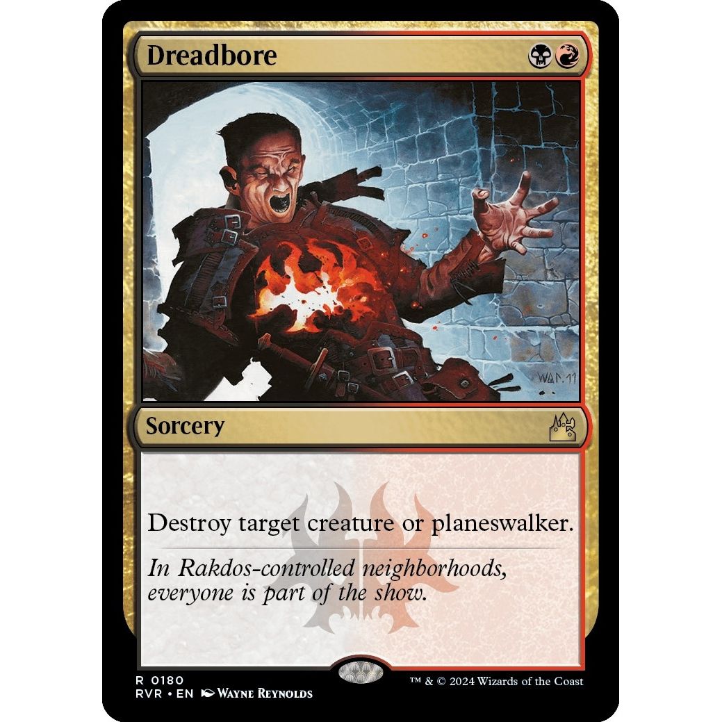 Image for Dreadbore (180) (RVR) - Magic: The Gathering