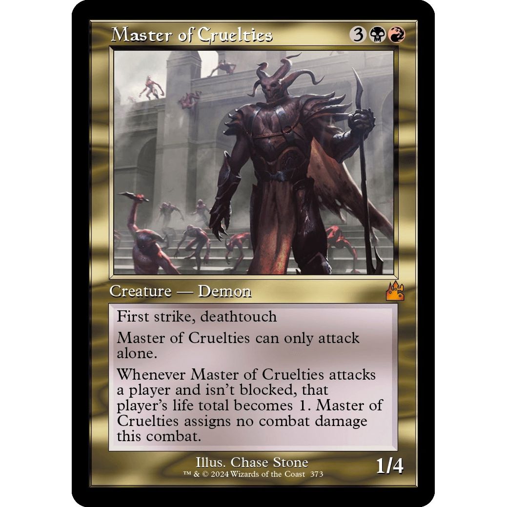 Image for Master of Cruelties (Retro Frame) (373) (RVR) - Magic: The Gathering