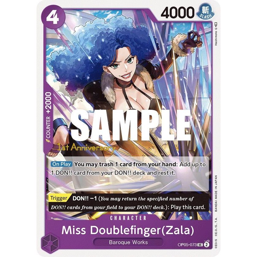 Image for Miss Doublefinger(Zala) (OP05-073) (OP05 ANN) - One Piece Card Game