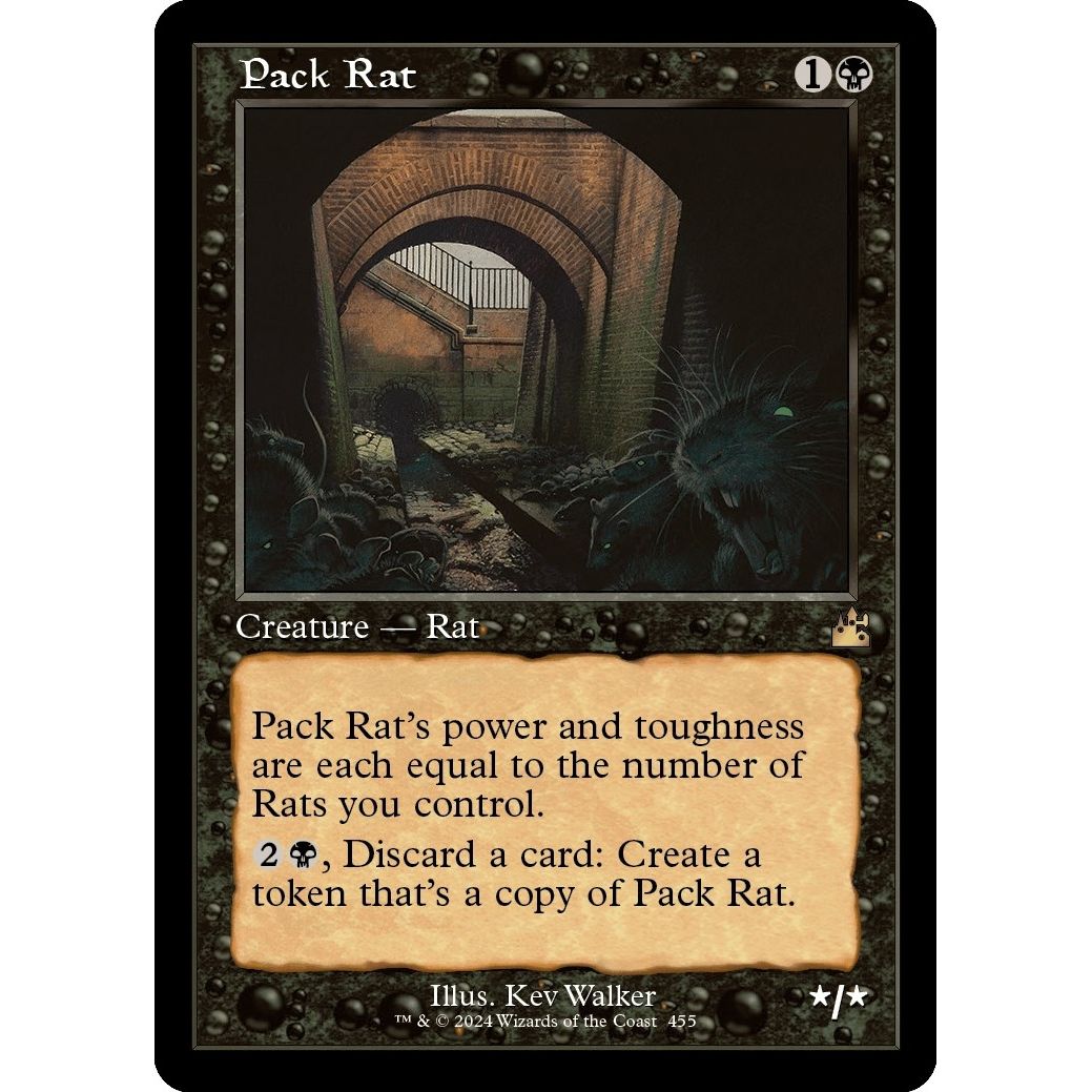 Image for Pack Rat (Retro Frame) (455) (RVR) - Magic: The Gathering