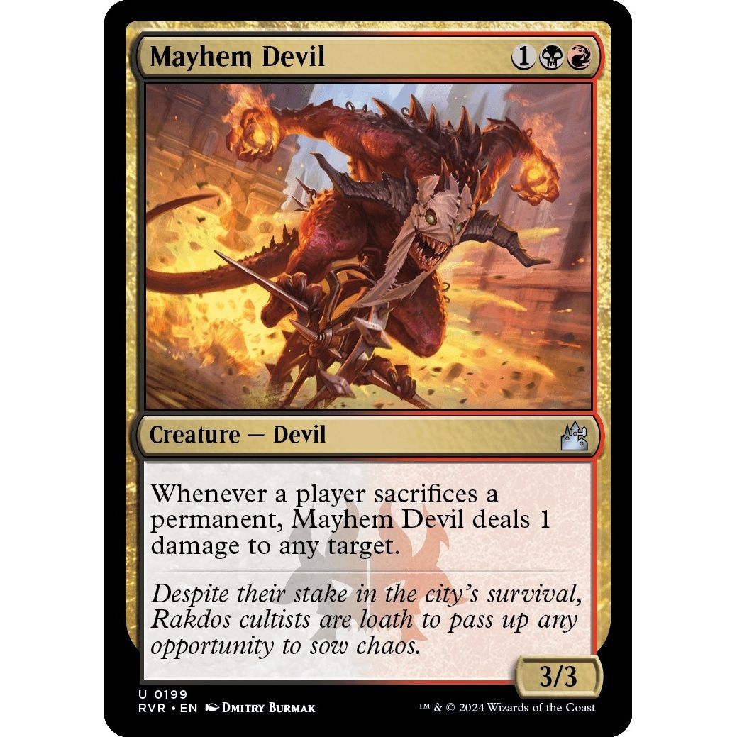 Image for Mayhem Devil (199) (RVR) - Magic: The Gathering