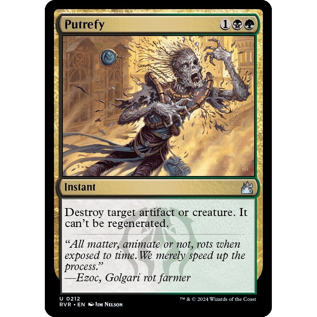 Image for Putrefy (212) (RVR) - Magic: The Gathering
