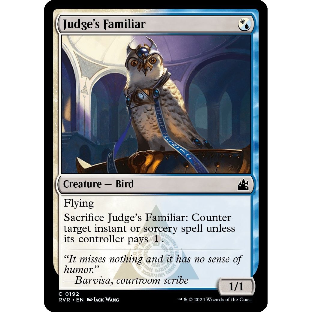 Image for Judge's Familiar (192) (RVR) - Magic: The Gathering