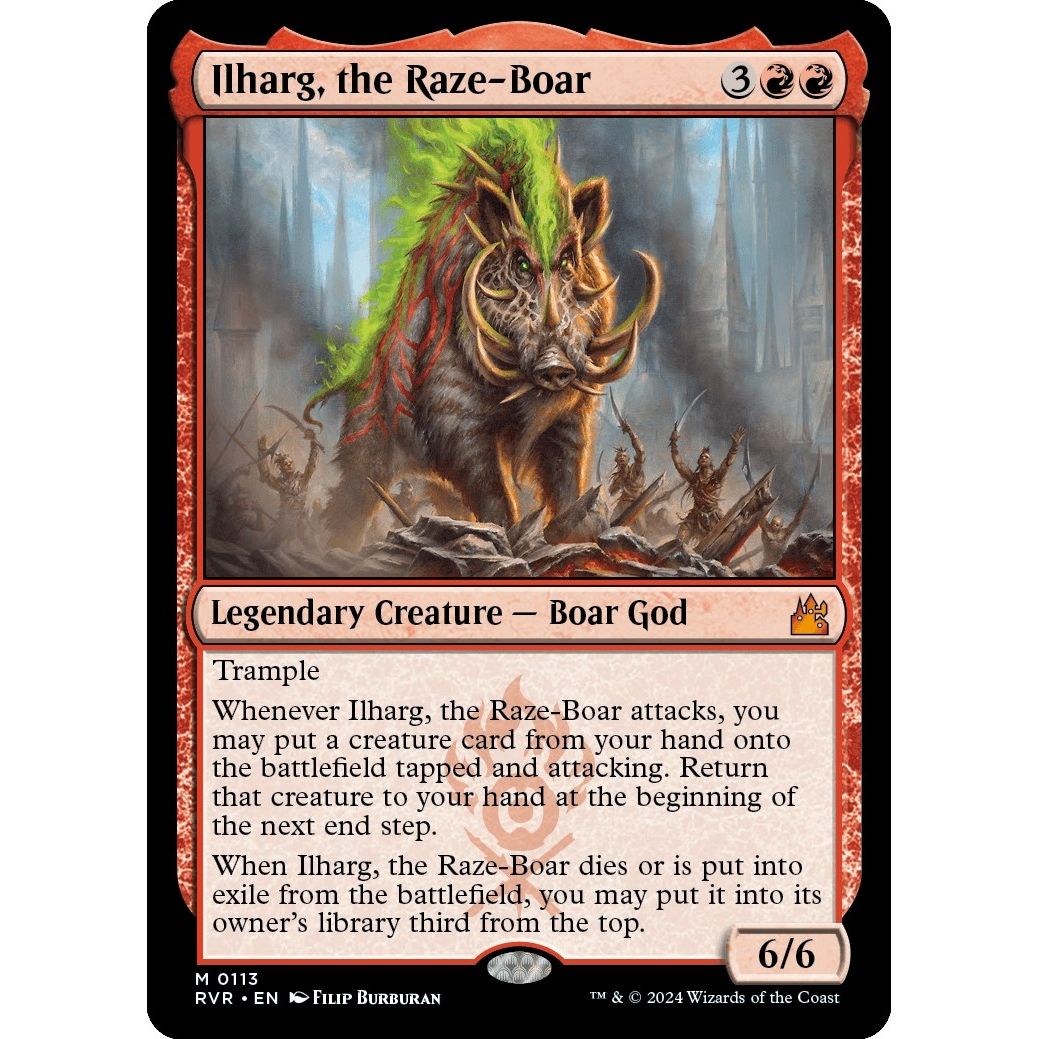 Image for Ilharg, the Raze-Boar (113) (RVR) - Magic: The Gathering