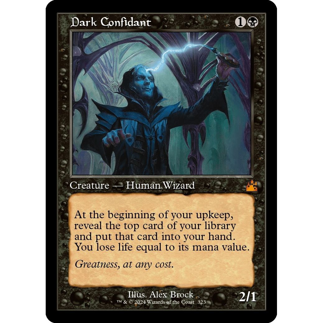 Image for Dark Confidant (Retro Frame) (323) (RVR) - Magic: The Gathering
