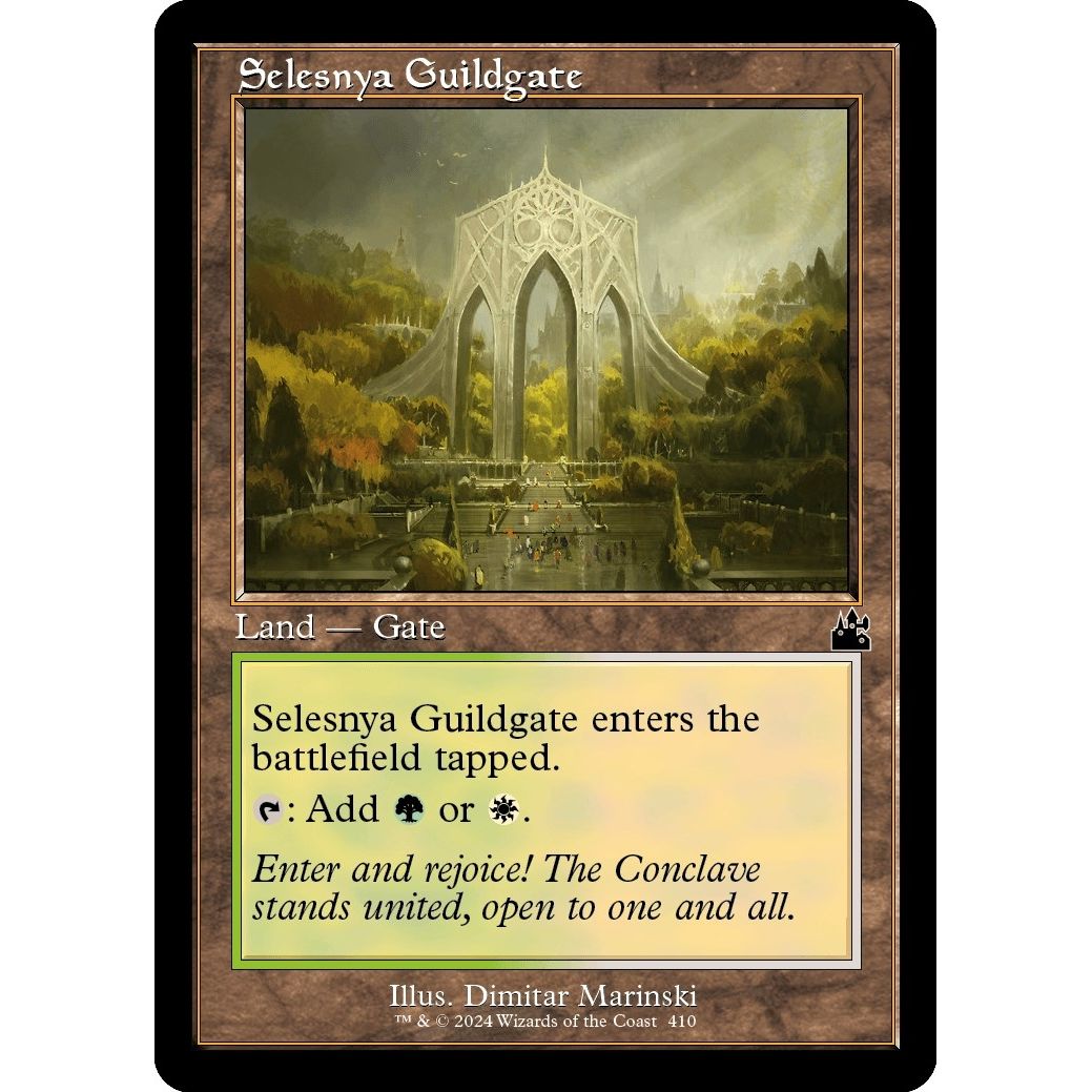 Image for Selesnya Guildgate (Retro Frame) (410) (RVR) - Magic: The Gathering
