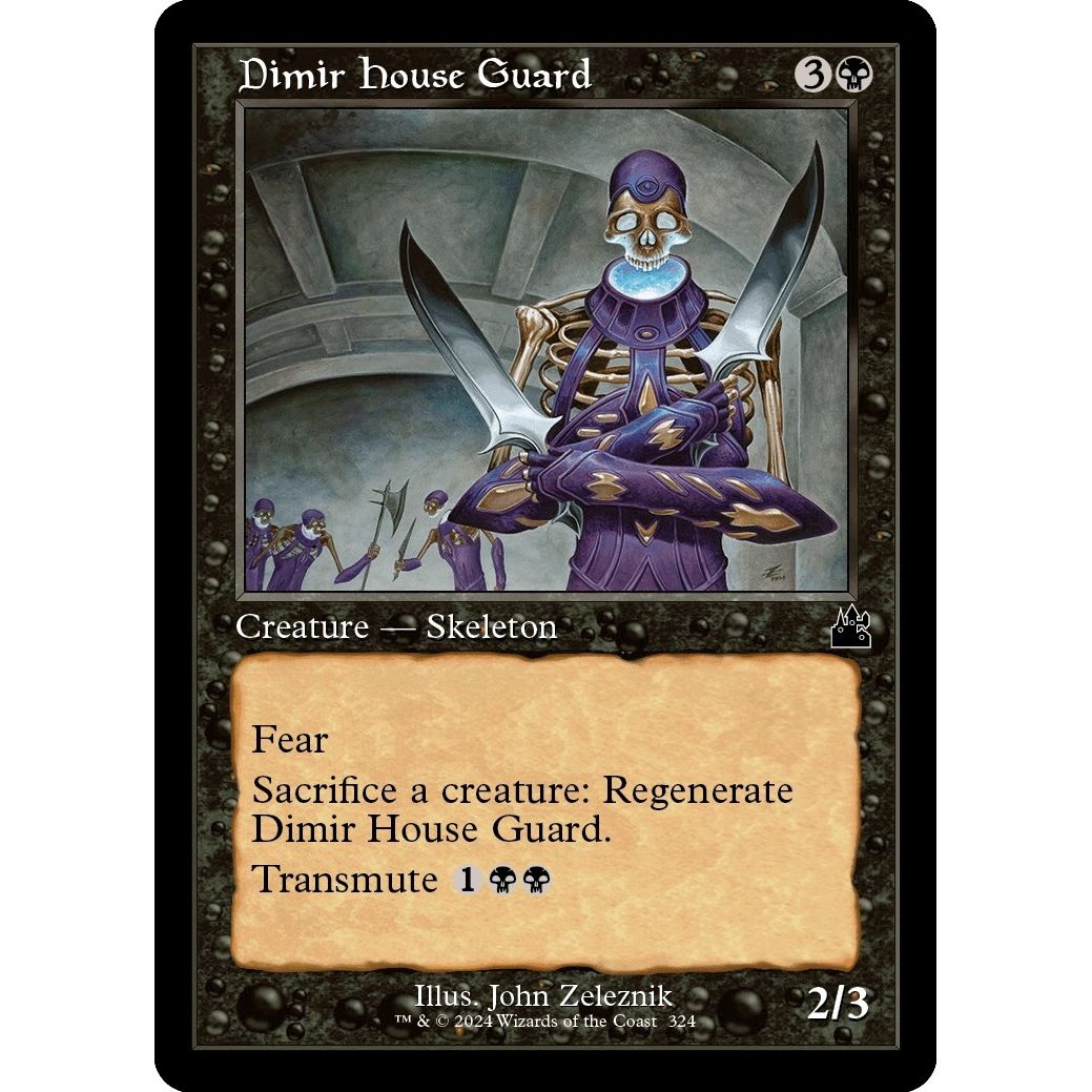 Image for Dimir House Guard (Retro Frame) (324) (RVR) - Magic: The Gathering