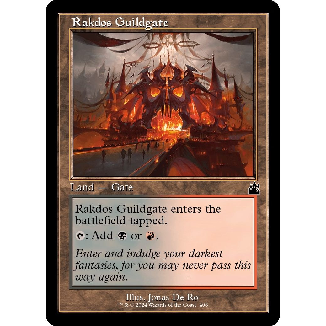 Image for Rakdos Guildgate (Retro Frame) (408) (RVR) - Magic: The Gathering