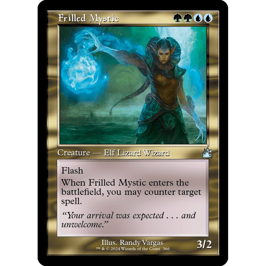 Image for Frilled Mystic (Retro Frame) (366) (RVR) - Magic: The Gathering