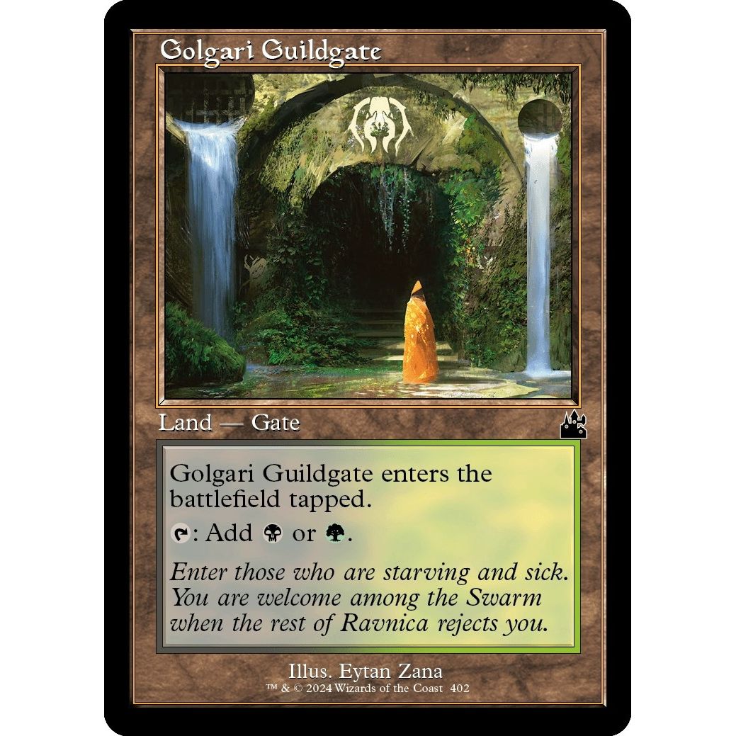Image for Golgari Guildgate (Retro Frame) (402) (RVR) - Magic: The Gathering