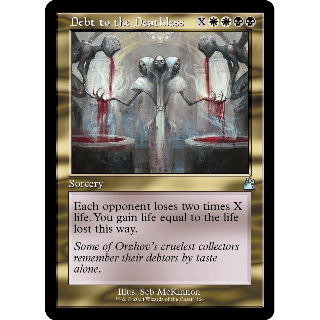 Image for Debt to the Deathless (Retro Frame) (364) (RVR) - Magic: The Gathering