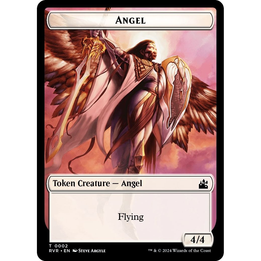 Image for Angel Token (0002) (2) (RVR) - Magic: The Gathering